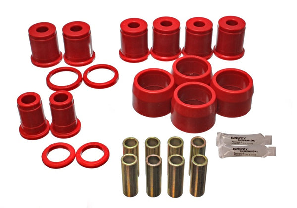 Energy Suspension Rear Cntrl Arm W/Thrust Washrs - Red - Bull Strap
