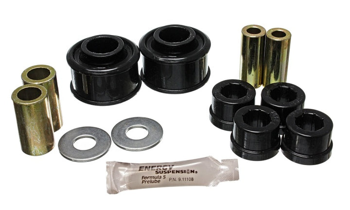 Energy Suspension Subaru Crosstrek/Forester/Impreza/Legacy/WRX Black Front Control Arm Bushing Set - Bull Strap