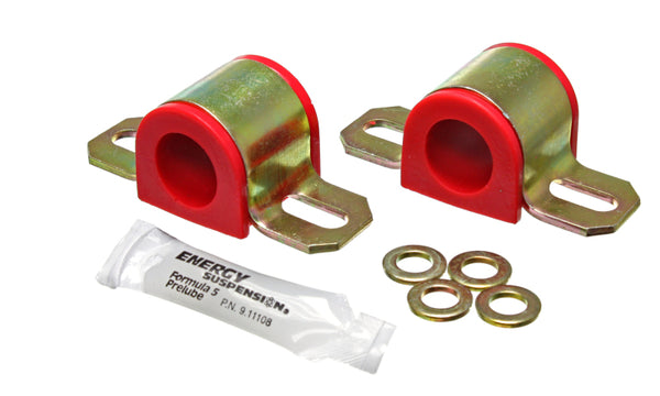 Energy Suspension Universal 24mm Red Non-Greasable Sway Bar Bushings - Bull Strap