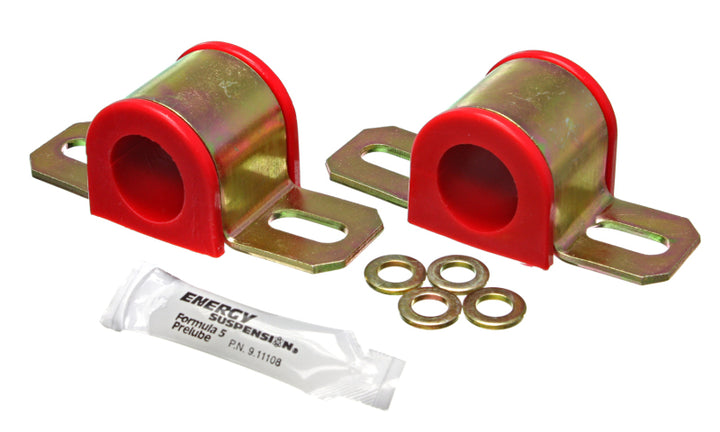 Energy Suspension Universal 28mm Red Non-Greasable Sway Bar Bushings - Bull Strap