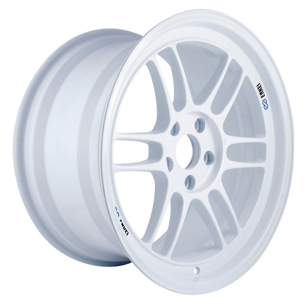 Enkei RPF1 18x9.5 5x114.3 38mm Offset 73mm Center Bore Vanquish White Wheel (Special Order/ MOQ 40*) - Bull Strap