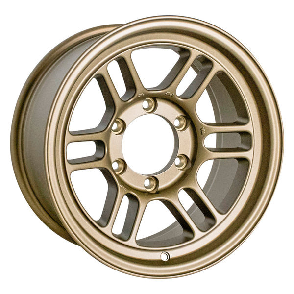 Enkei RPT1 16x8 6x139.7 Bolt Pattern +0 Offset 108.5 Bore Titanium Gold Wheel - Bull Strap