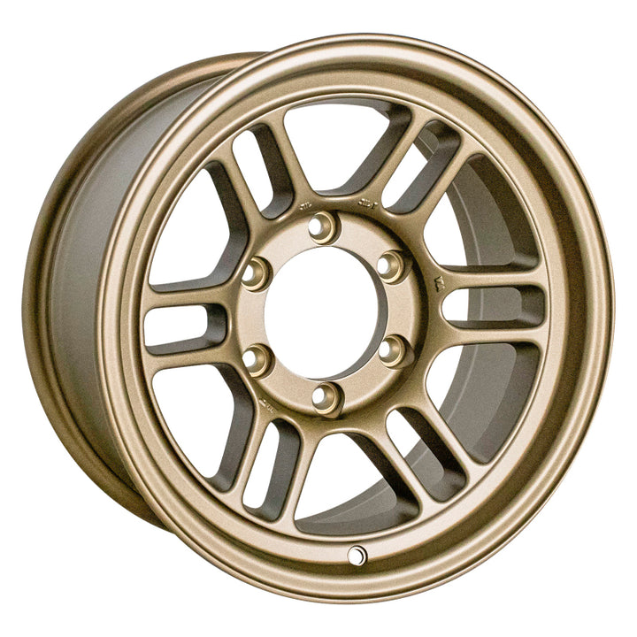 Enkei RPT1 16x8 6x139.7 Bolt Pattern +0 Offset 108.5 Bore Titanium Gold Wheel - Bull Strap
