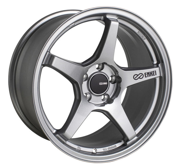 Enkei TS-5 18x8.5 5x114.3 38mm Offset 72.6mm Bore Storm Grey - Bull Strap