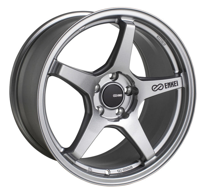 Enkei TS-5 18x8.5 5x114.3 38mm Offset 72.6mm Bore Storm Grey - Bull Strap
