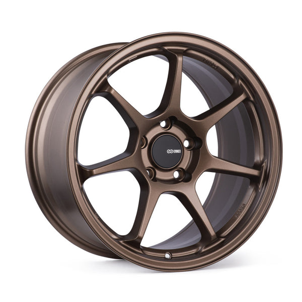 Enkei TS-7 18x8.5 5x114.3 38mm Offset 72.6mm Bore Matte Bronze Wheel - Bull Strap