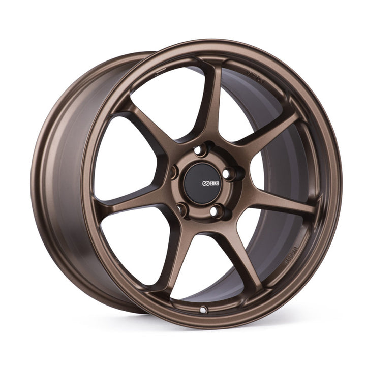 Enkei TS-7 18x8.5 5x114.3 38mm Offset 72.6mm Bore Matte Bronze Wheel - Bull Strap