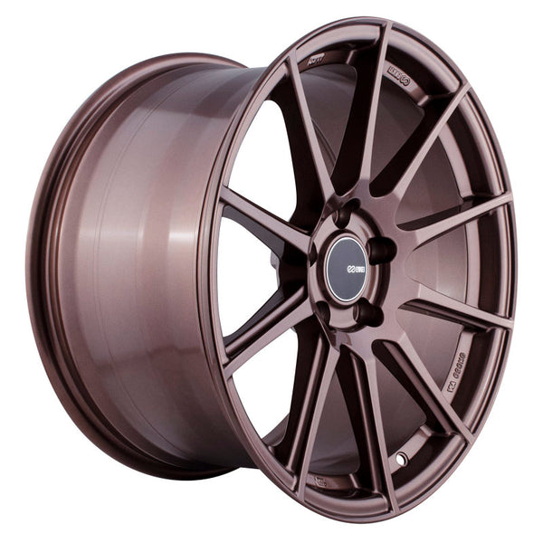 Enkei TS10 18x9.5 35mm Offset 5x114.3 Bolt Pattern 72.6mm Bore Dia Copper Wheel - Bull Strap