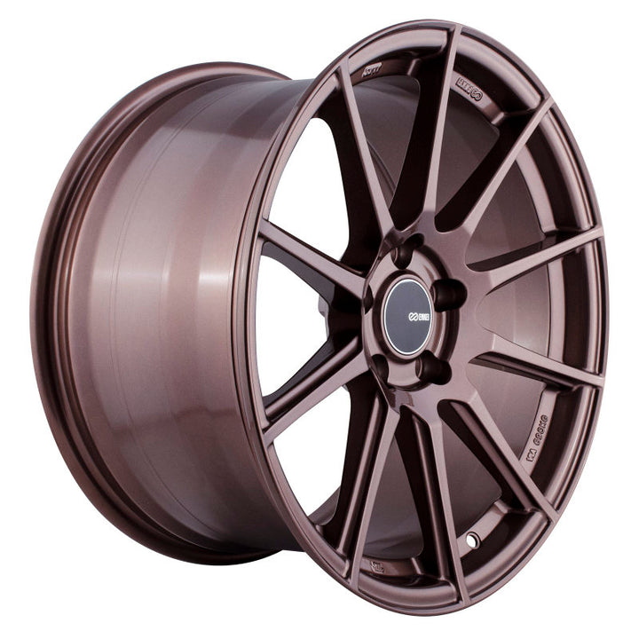 Enkei TS10 18x9.5 35mm Offset 5x114.3 Bolt Pattern 72.6mm Bore Dia Copper Wheel - Bull Strap