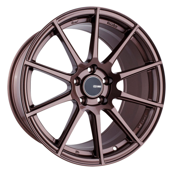 Enkei TS10 18x9.5 35mm Offset 5x114.3 Bolt Pattern 72.6mm Bore Dia Copper Wheel - Bull Strap