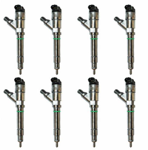 Exergy 04.5-05 Chevrolet Duramax 6.6L LLY Reman Sportsman Injector - Set of 8 - Bull Strap