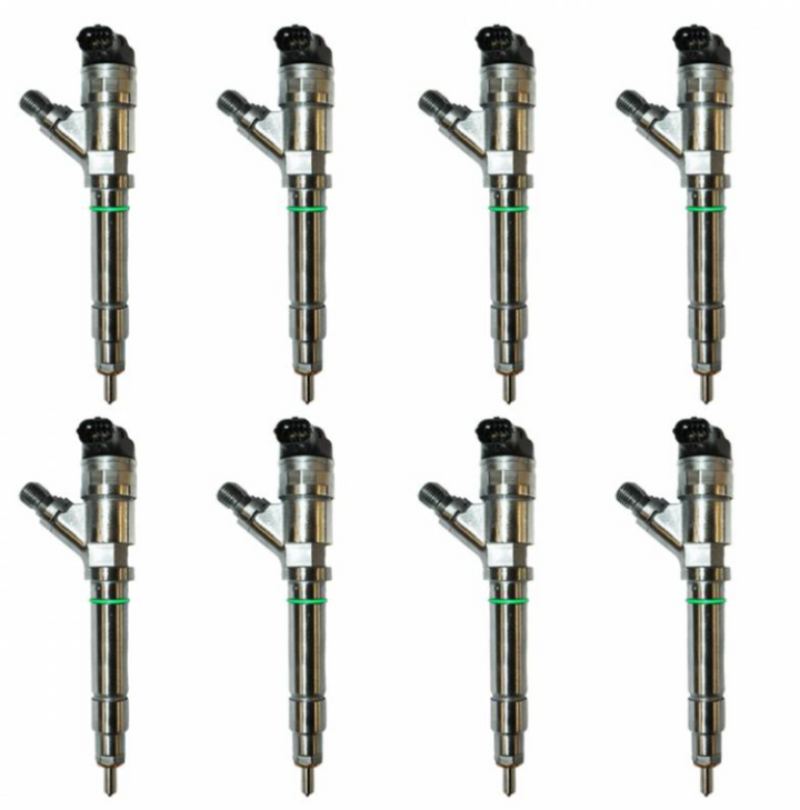 Exergy 04.5-05 Chevrolet Duramax 6.6L LLY Reman Sportsman Injector - Set of 8 - Bull Strap