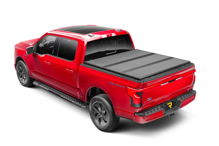 Extang 21-23 Ford F-150 (5ft. 7in. Bed) Solid Fold ALX - Bull Strap