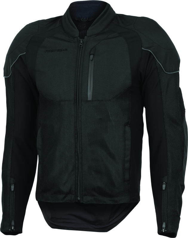 FIRSTGEAR Reflex Mesh Jacket Black Tall - Large - Bull Strap