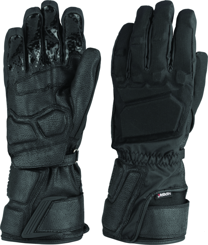 FIRSTGEAR Thermodry Long Gloves Black - XL - Bull Strap