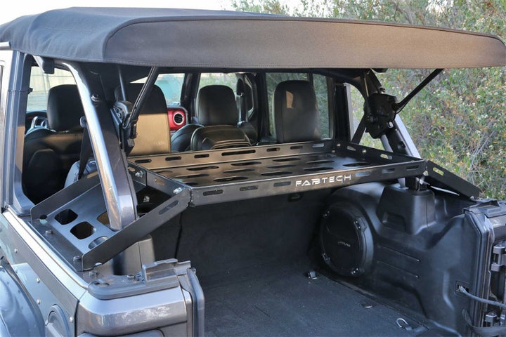 Fabtech 18-21 Jeep JL 4WD 4-Door Interior Cargo Rack - Bull Strap