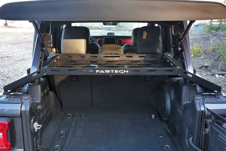 Fabtech 18-21 Jeep JL 4WD 4-Door Interior Cargo Rack - Bull Strap