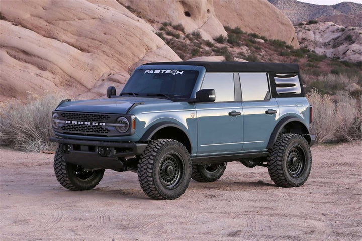 Fabtech 21-24 Ford Bronco 4WD Heavy Duty Driver & Passenger Tie Rod Assembly Kit - Bull Strap