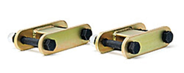 Fabtech 95.5-04 Toyota Tacoma 2WD 5 Lug Rear Shackle Kit - Bull Strap