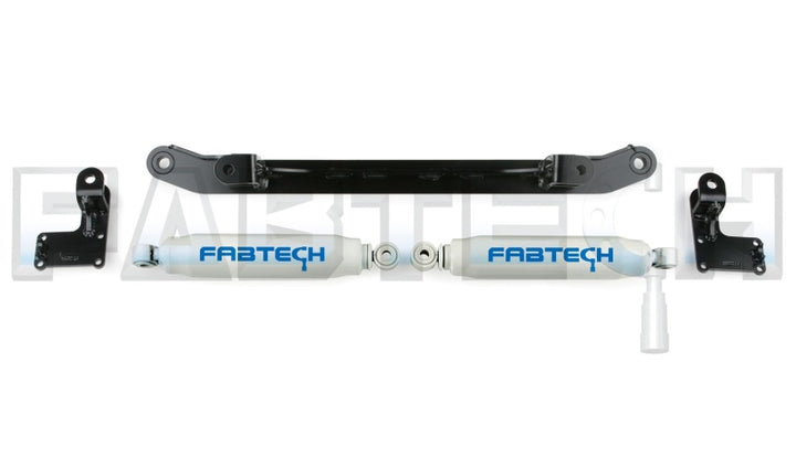 Fabtech 99-03 Ford F250/350/Excursion 2WD Dual Performance Steering Stabilizer Kit - Bull Strap