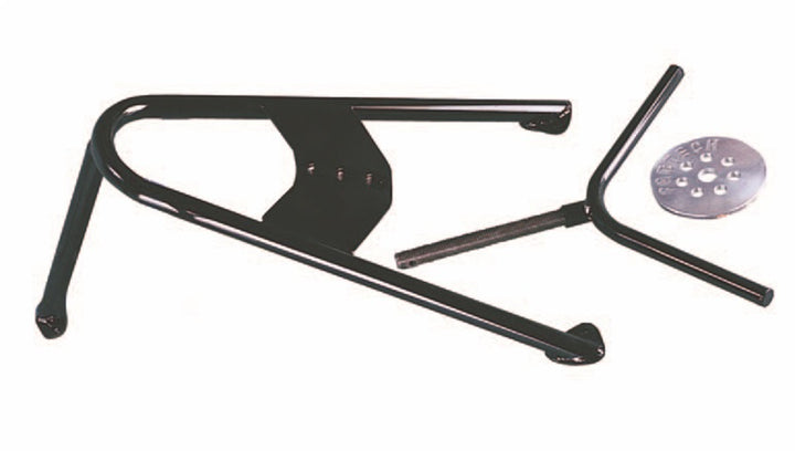 Fabtech Universal Spare Tire Angled Mount - Black - Bull Strap