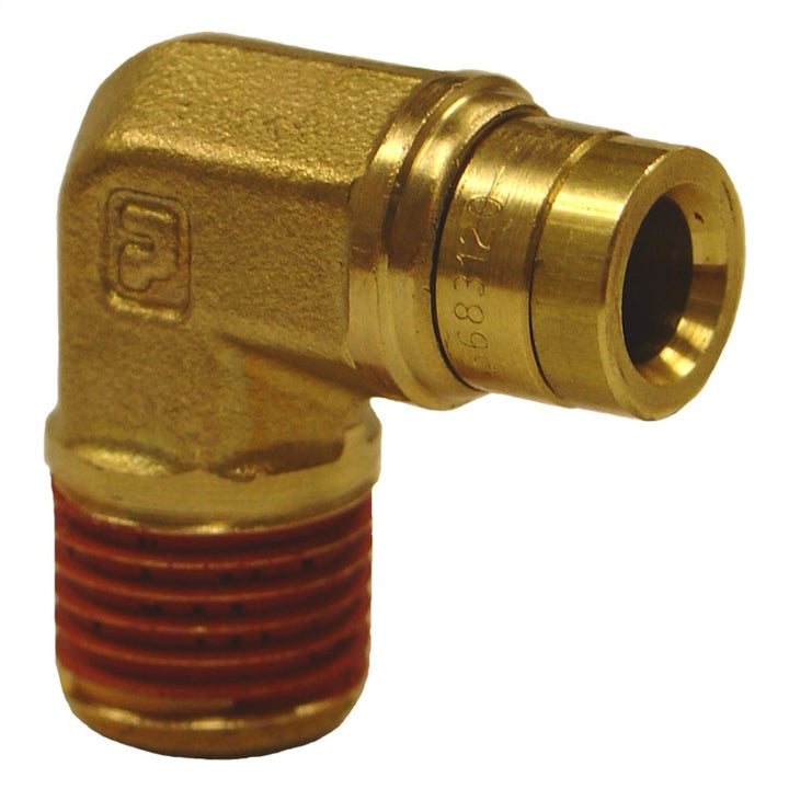 Firestone Male 1/4in. Push-Lock x 1/4in. NPT 90 Degree Elbow Air Fitting - 2 Pack (WR17603462) - Bull Strap