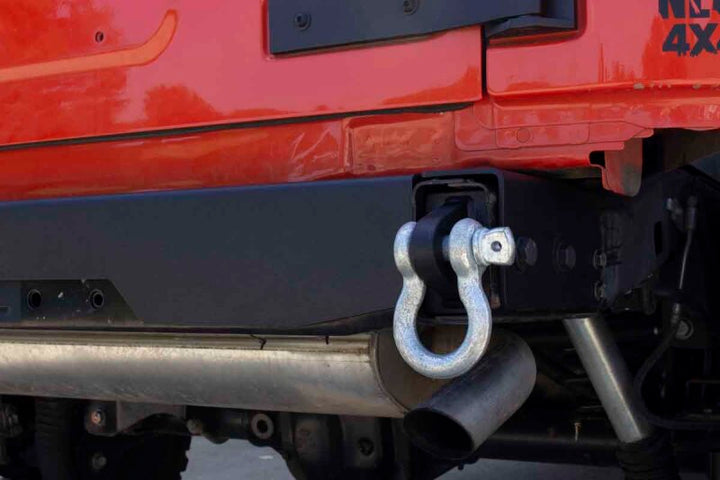 Fishbone Offroad 07-18 JK Wrangler Rubicon and Unlimited Jeep JK Rear D-Ring Frame Mounts - Bull Strap