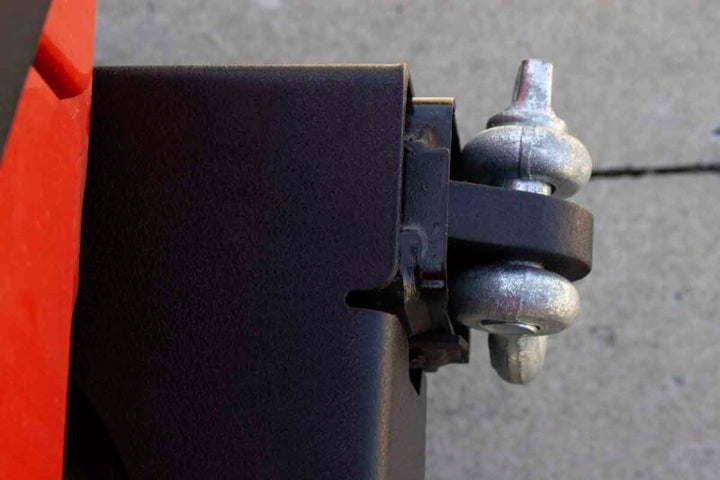 Fishbone Offroad 07-18 JK Wrangler Rubicon and Unlimited Jeep JK Rear D-Ring Frame Mounts - Bull Strap