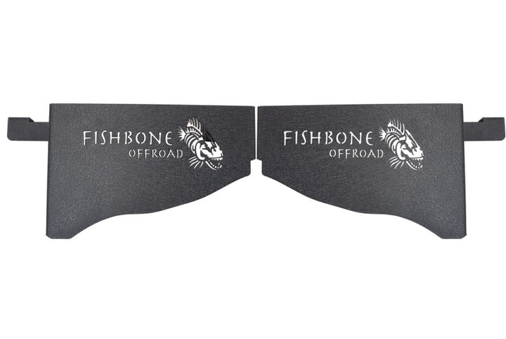 Fishbone Offroad 07-18 Jeep Wrangler JK 2-Door Wheel Well Storage Bins - Bull Strap