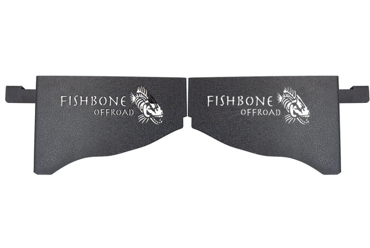 Fishbone Offroad 07-18 Jeep Wrangler JK 2-Door Wheel Well Storage Bins - Bull Strap