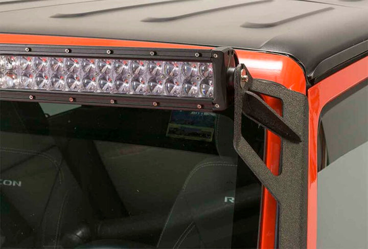 Fishbone Offroad 07-18 Jeep Wrangler JK 52In Light Bar Bracket - Bull Strap