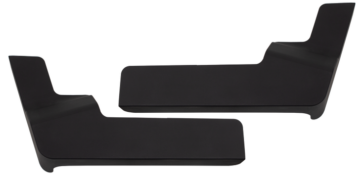 Fishbone Offroad 2018+ Jeep Wrangler JL 2/4 Door - Black Quarter Panel Chip Guards - Bull Strap