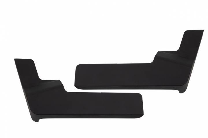 Fishbone Offroad 2018+ Jeep Wrangler JL 2/4 Door - Black Quarter Panel Chip Guards - Bull Strap