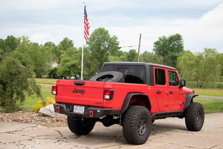 Fishbone Offroad 2020+ Jeep Gladiator JT In-Bed Tire Carrier - Bull Strap