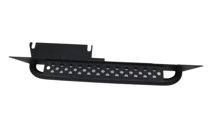 Fishbone Offroad 97-06 Jeep Wrangler TJ Steel Rock Slider - Black Textured Powdercoat - Bull Strap