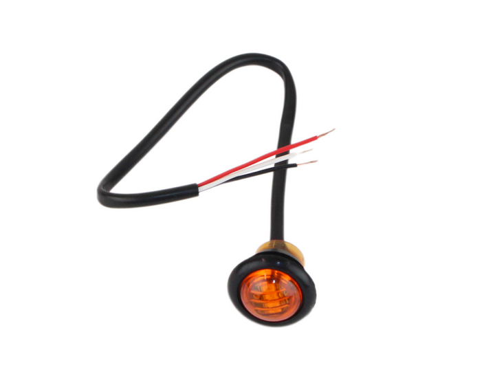 Fishbone Offroad Amber LEDs 3/4In Pair - Bull Strap