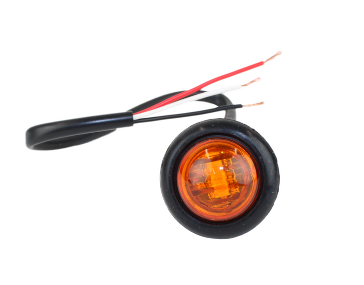 Fishbone Offroad Amber LEDs 3/4In Pair - Bull Strap