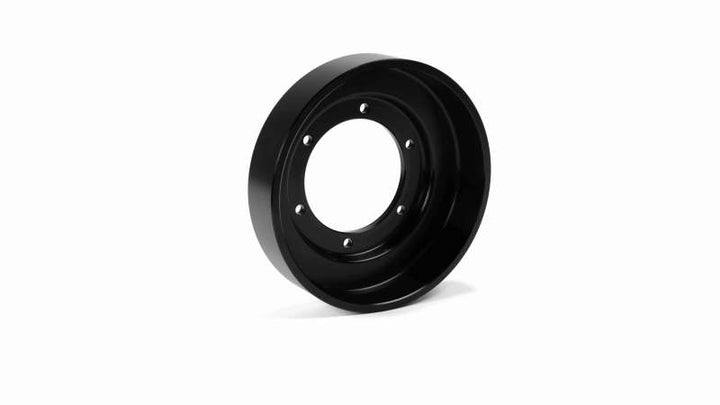 Fleece Performance 03-12 Dodge 2500/3500 Cummins Fan Drive Pulley (Black Finish) - Bull Strap