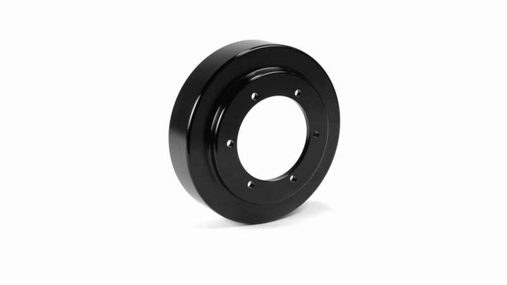 Fleece Performance 03-12 Dodge 2500/3500 Cummins Fan Drive Pulley (Black Finish) - Bull Strap