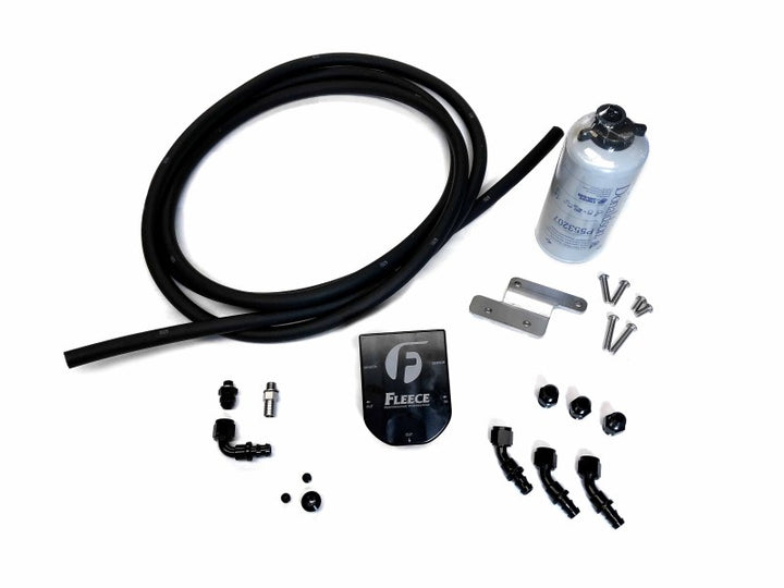 Fleece Performance 03-18 Dodge Cummins Auxiliary Fuel Filter Kit - Bull Strap