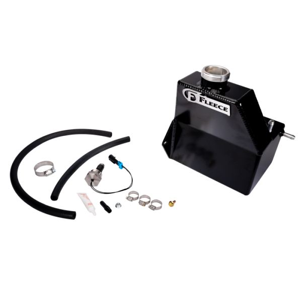 Fleece Performance 13-18 Dodge Ram 2500/3500 6.7L Cummins Replacement Coolant Tank - Bull Strap