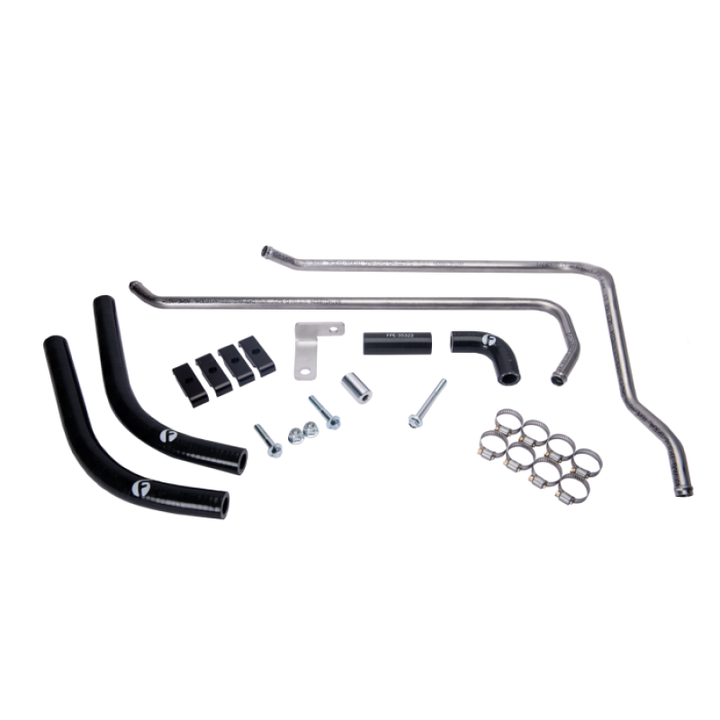Fleece Performance 89-98 Dodge 2500/3500 5.9L 12V Cummins Replacement Heater Core Line Kit - Bull Strap