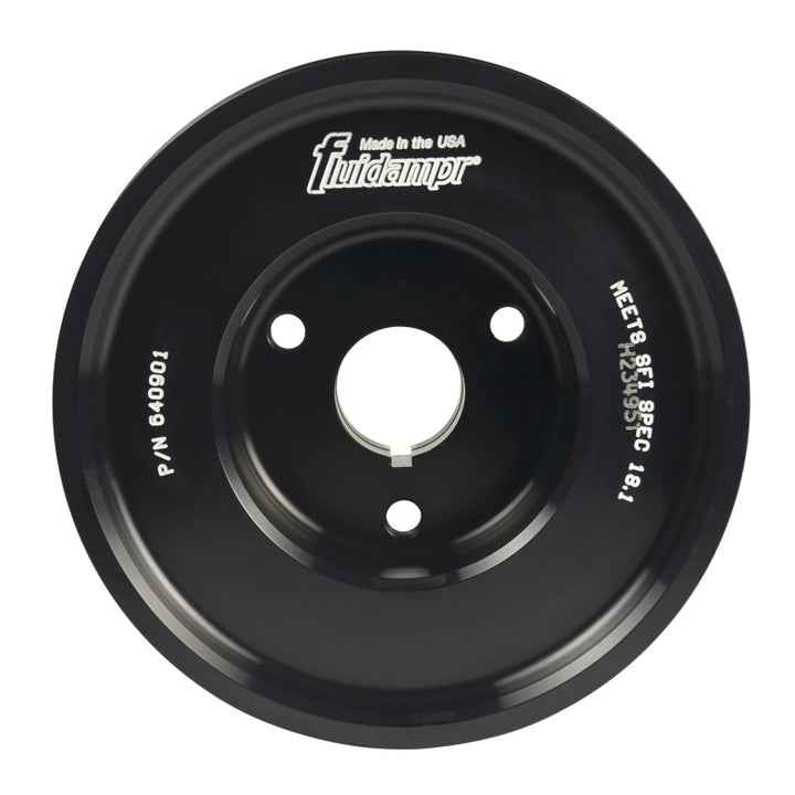 Fluidampr 03-06 Nissan 350Z VQ35DE V6 Steel Internally Balanced Damper - Bull Strap