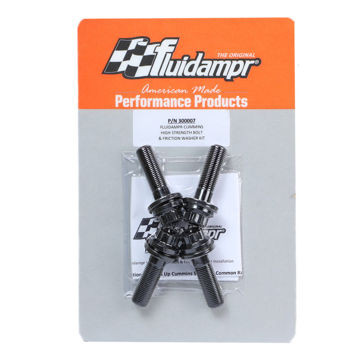 Fluidampr 03+ Dodge Cummins 5.9L/6.7L Common Rail High Strength Bolt Kit - Bull Strap