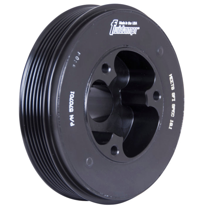 Fluidampr 08-15 Mitsubishi Evo X Steel Internally Balanced Damper - Bull Strap