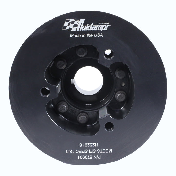 Fluidampr 09-21 Nissan GT-R R35 VR38DETT Steel Internally Balanced Damper - Bull Strap
