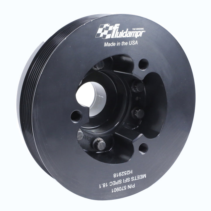 Fluidampr 09-21 Nissan GT-R R35 VR38DETT Steel Internally Balanced Damper - Bull Strap