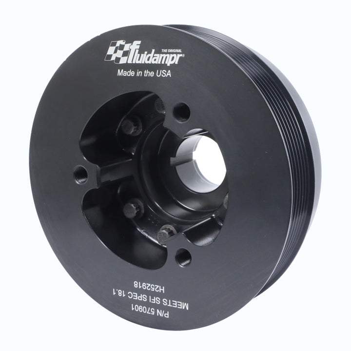 Fluidampr 09-21 Nissan GT-R R35 VR38DETT Steel Internally Balanced Damper - Bull Strap