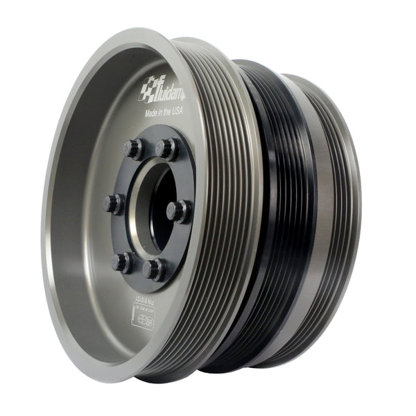 Fluidampr 12-15 Chevrolet Camaro ZL1 6.2L LSA Supercharged Steel Internally Balanced Damper - Bull Strap