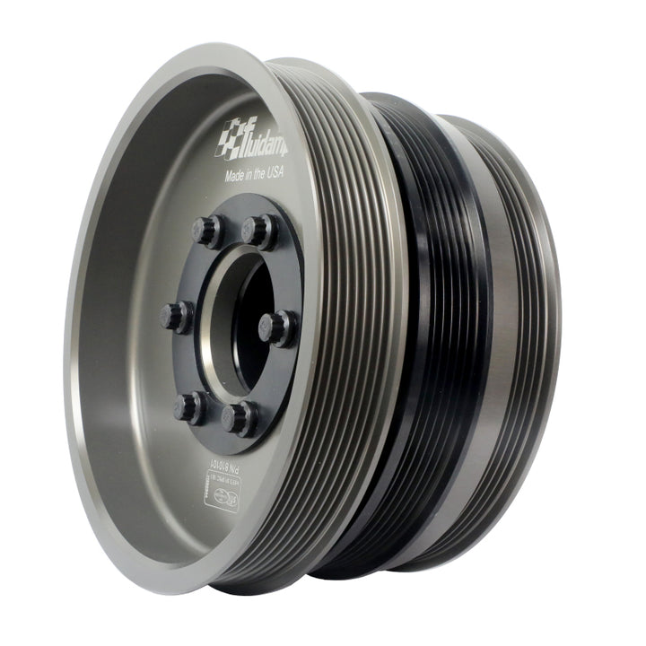 Fluidampr 12-15 Chevrolet Camaro ZL1 6.2L LSA Supercharged Steel Internally Balanced Damper - Bull Strap